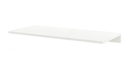 Schreibtischplatte vito Vary im Dekor Ice White supermatt