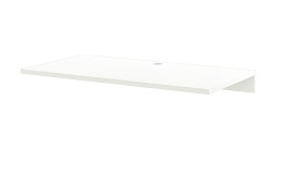 Schreibtischplatte vito Vary im Dekor Ice White supermatt