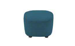 Hocker set one 1450 in der Farbausführung azure blue, Frontansicht