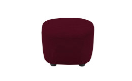 Hocker set one 1450 in der Farbausführung ruby red, Frontansicht