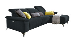 Basis - Ecksofa Musterring MR 370, in der Farbausführung deep ocean