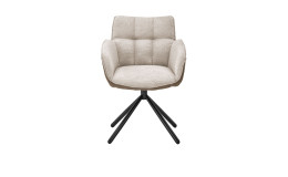 Schalensessel set one Frisco in der Farbe taupe