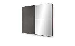 Schwebetürenschrank set one Henderson im Dekor Graphit und 1 Spiegeltür