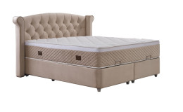 Bett Mello, in der Farbausführung Beige