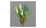 Muscari Pick 22cm in einer mehrfarbigen Ausführung, mit grauen Hintergrund