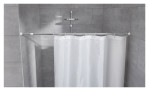 Duschvorhangstange Chromfarbig 125 - 220 cm