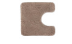 WC-Vorleger Relax in der Farbe Taupe mit der Größe von 55 x 55 cm, hier in der Draufsicht zusehen. 
