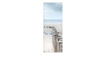 Glasbild Strandspaziergang 30 x 80 cm, Strand