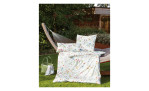 Satin-Bettwäsche 135 x 200 cm Blumenmuster
