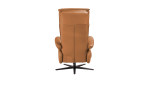 Komfort - Relaxsessel Lascondo Arlo, in der Farbausfürhung Cognac, Rückansicht
