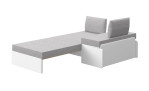 Jugend-Schaummatratze White auf dem passenden Sofabett White.
