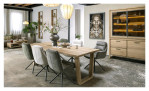 Buffet Nystead aus Eichenfurnier inkl. LED-Beleuchtung, Ansicht im Milieu