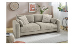 Bigsofa Malta in der Farbe Light Greige, in einem Raum stehend
