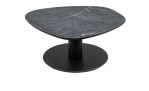 Couchtisch 1886-MGG-ANM in Schwarz - Marble Grigio und anthrazit, Ansicht niedrig
