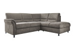 Ecksofa plano|FORM Dale in der Farbausführung Alu