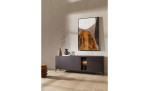 Sideboard Trenton in der Farbe Natur im Wohnzimmer