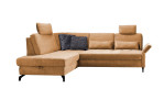 Komfort-Ecksofa Westminster, in der Farbausführung Cognac