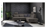 Komfort-Ecksofa Westminster, in der Farbausführung Stone, in einem Raum stehend