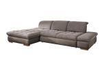 Komfort - Ecksofa vito Fulla, in der Farbausführung Taupe