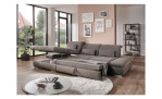 Komfort - Ecksofa vito Fulla, in der Farbausführung Taupe, mit der Relaxfunktion