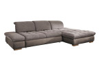 Basis - Ecksofa vito Fulla, in der Farbausführung Taupe