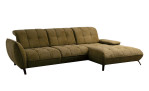 Komfort - Ecksofa vito Creda, in der Farbaführung Olive