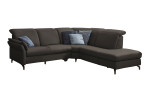 Basis-Ecksofa vito Sardena, in der Farbausführung Elephant