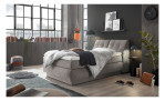 Boxspringbett set one Fairfield im Bezug Taupe, Milieu