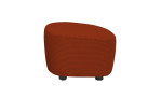 Hocker set one 1450 in der Farbausführung yellow orange, Seitenansicht