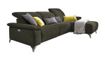 Basis - Ecksofa Musterring MR 370, in der Farbausführung oliv