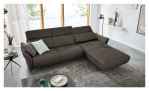Ecksofa Musterring MR 280 aus Echtleder in der Farbe Schiefer, Ansicht der Funktion