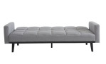 Schlafsofa Lasse in grau, Liegefunktion