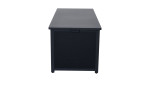 Aufbewahrungsbox MONDO Pallida in schwarz aus Aluminium 