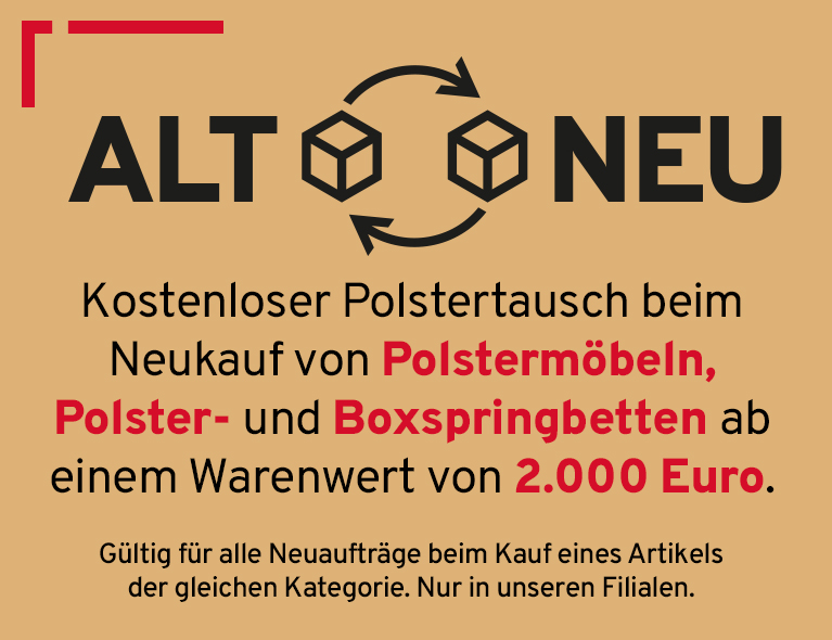 Polster-Tausch-Aktion