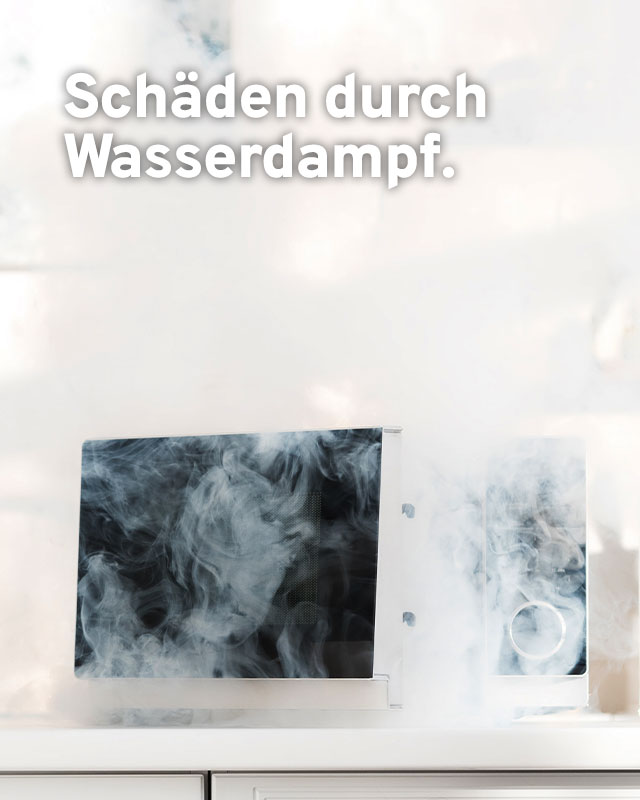 Schäden durch Wasserdampf