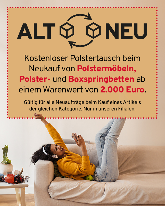 Polster-Tausch-Aktion