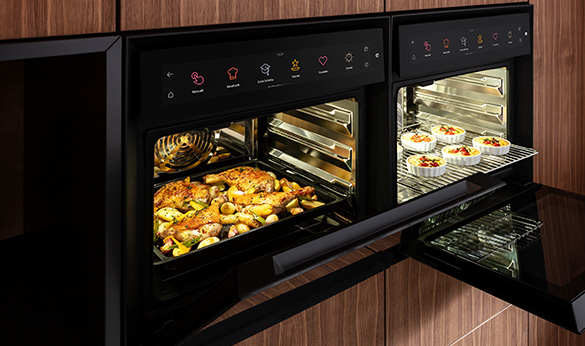 BORA X BO Dampfbackofen mit integrierter Dampfgarfunktion für präzises Kochen und Backen
